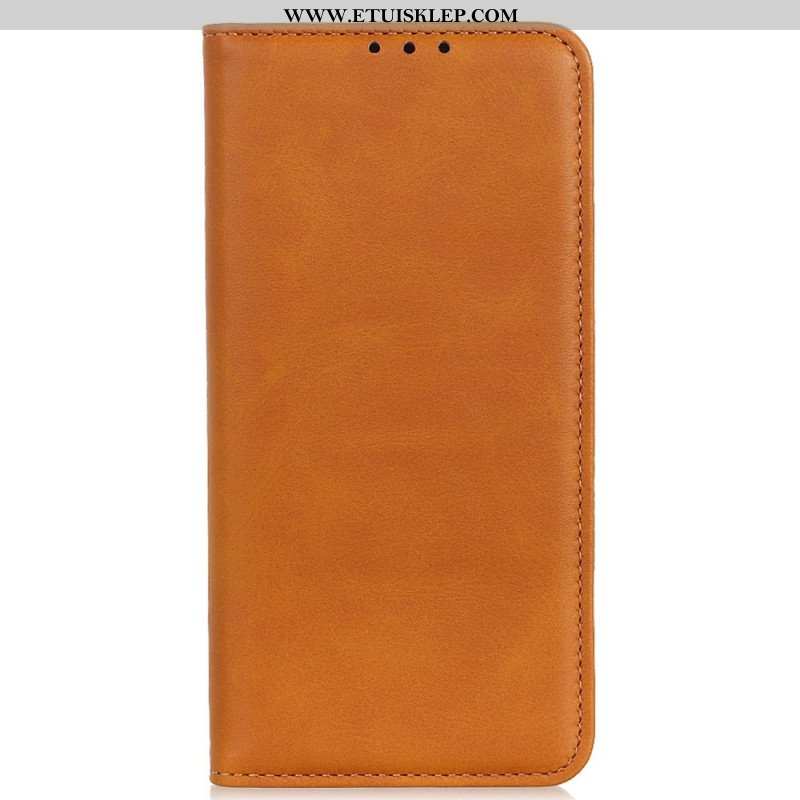 Etui Na Telefon do iPhone 14 Pro Etui Folio Klasyczna Skóra Split